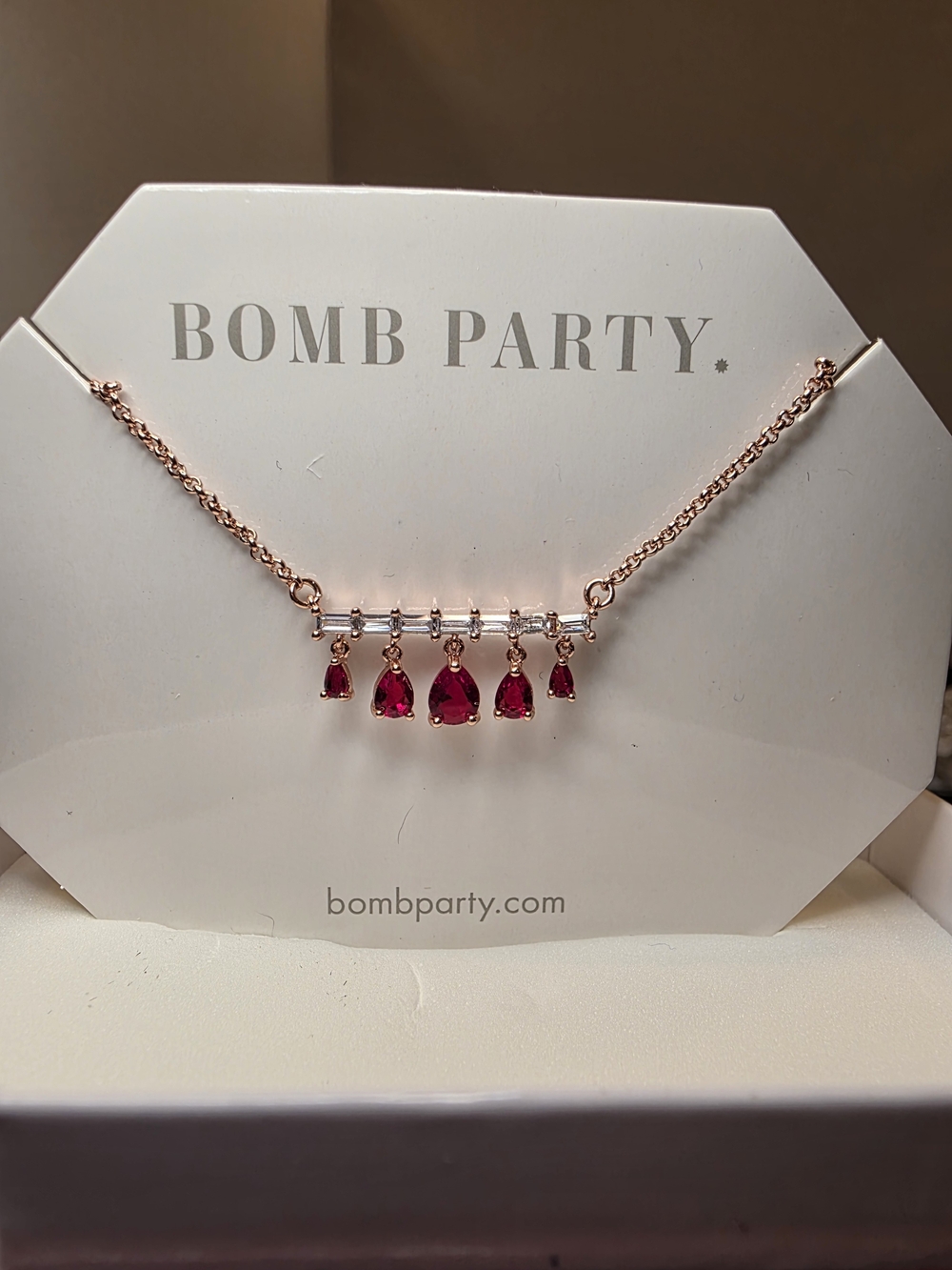 The Sherry Necklace - January Birthday Collection
